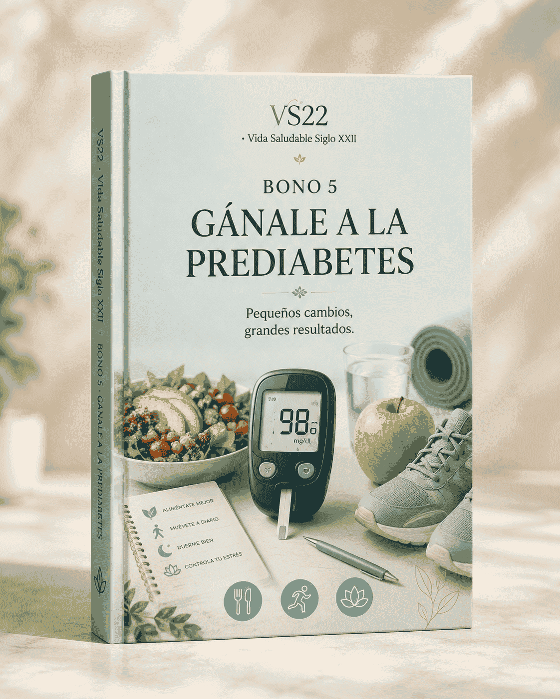 Portada de Gánale a la prediabetes