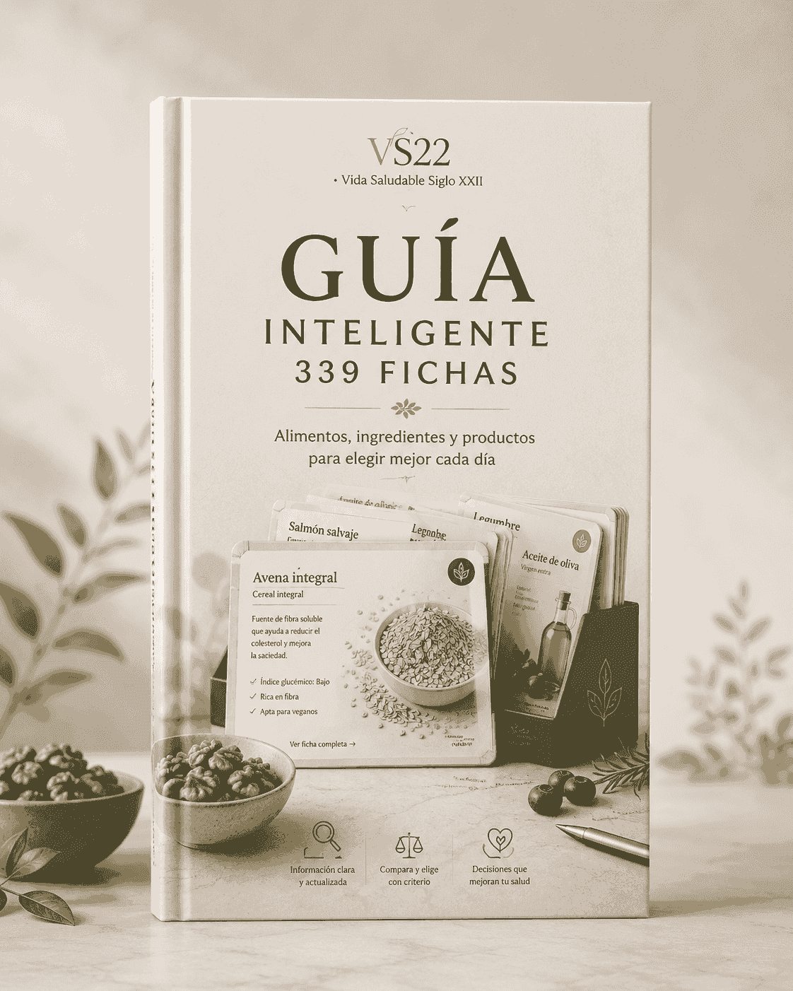Guía inteligente de 339 alimentos